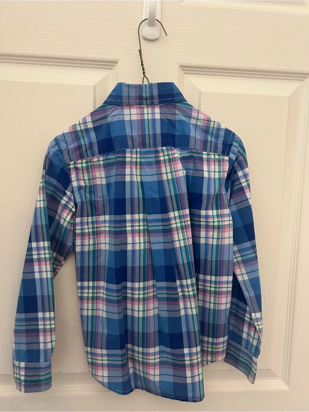 Ralph Lauren Blue Plaid Button-Down Shirt